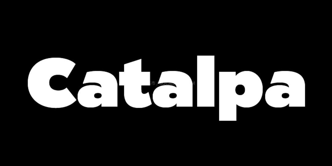 Catalpa 荣获国际大奖的可变字体家族